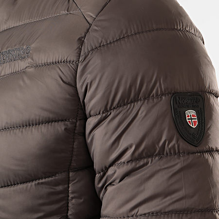Geographical Norway - Doudoune Capuche Damiel Gris Anthracite