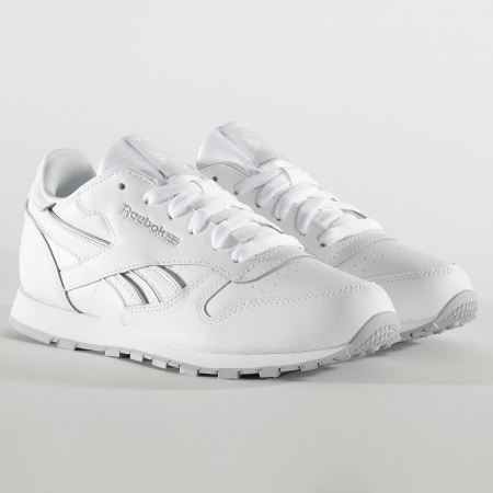 Reebok - Baskets Femme Classic Leather DV9002 White Cold Grey