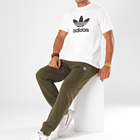 Adidas Originals - Pantalón Jogger Trefoil FQ3339 Verde Caqui