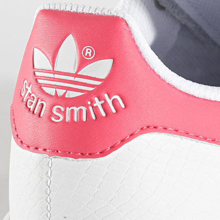 Adidas Originals - Zapatillas Stan Smith Mujer EE7573 Calzado Blanco Rosa Real