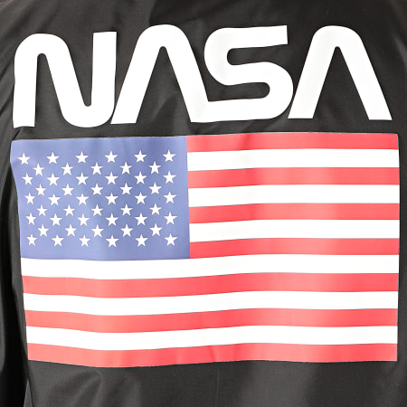 NASA - Cortavientos trasero Giga Negro