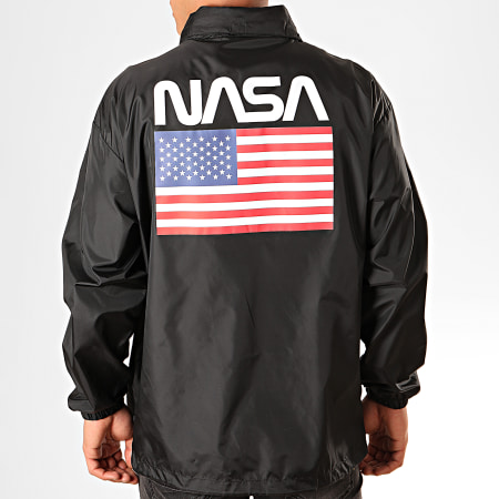 NASA - Cortavientos trasero Giga Negro