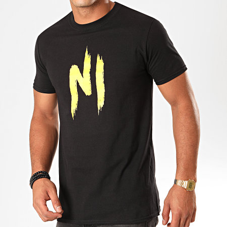NI by Ninho - Tee Shirt Ninho Noir Jaune