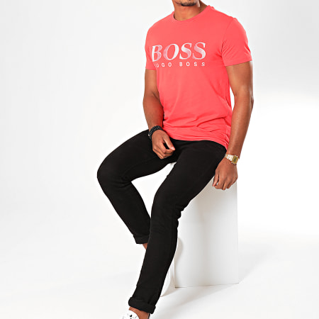 BOSS - Camiseta 50407774 Rojo