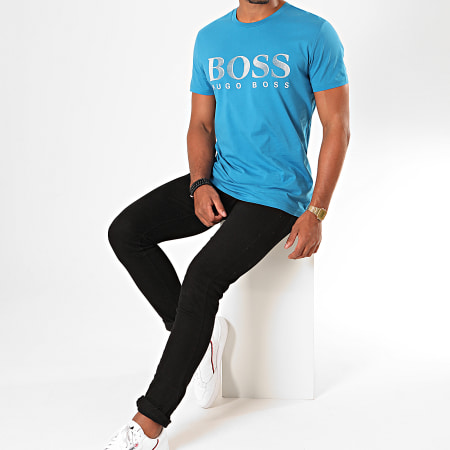 BOSS - Tee Shirt 50407774 Bleu Clair