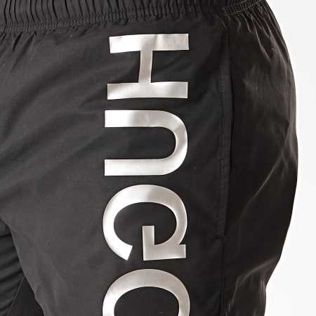 HUGO - Short De Bain Reverse Logo Saba 50409687 Noir Argenté