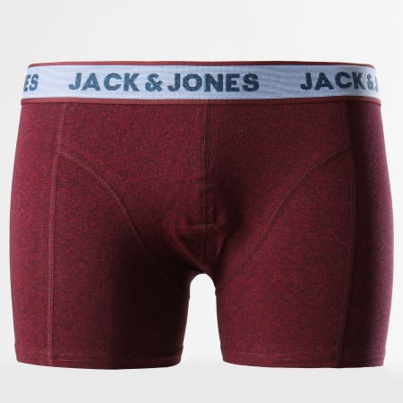 Jack And Jones - Boxer Theon Bordeaux Chiné