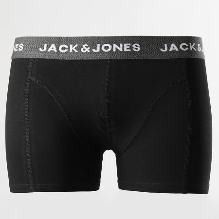 Jack And Jones - Lot De 3 Boxers Strip 12162205 Noir Bleu Marine Gris