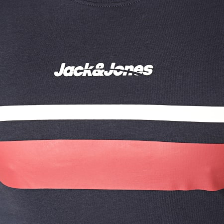 Jack And Jones - Tee Shirt Caine Bleu Marine