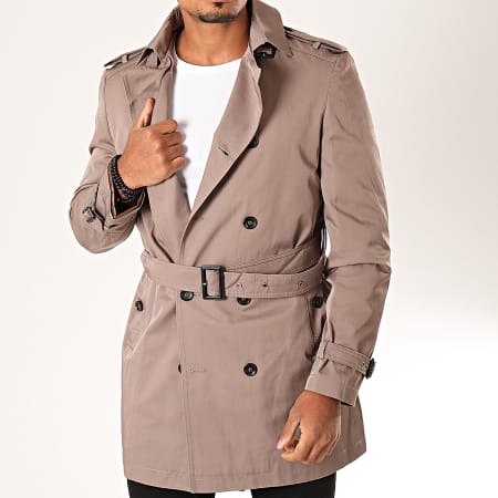 Mackten - Manteau Trench Coat 604 Taupe