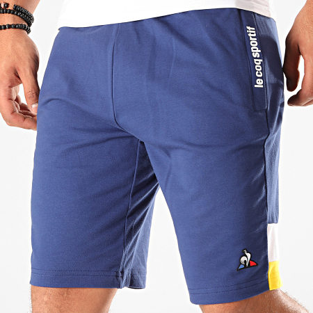 Le Coq Sportif - Pantalones cortos deportivos ESS Season N1 1921042 Azul marino