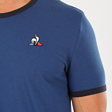Le Coq Sportif - Tee Shirt ESS Bicolore N1 1922427 Bleu Marine
