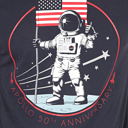 NASA - Camiseta Apolo 50 Aniversario Azul Marino