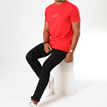 The Couture Club - Tee Shirt Essentials TCCM2418 Rouge 