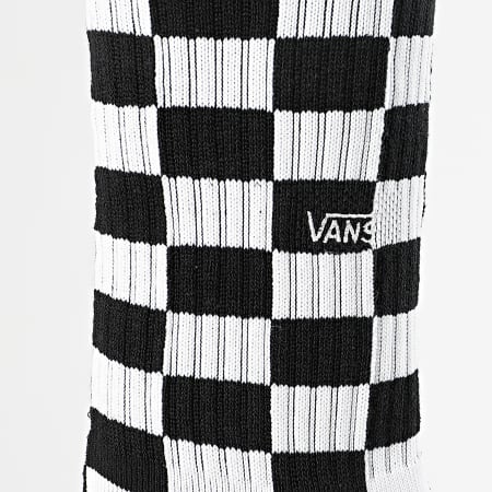 Vans - Calcetines Cuadros 3H3NHU Negro Blanco