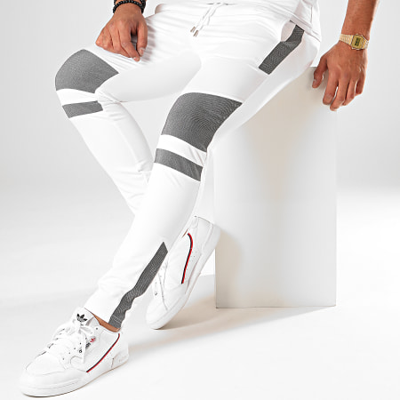 Project X Paris - Pantalon Jogging 1940051 Blanc Noir