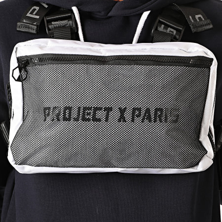 Project X Paris - Sacoche De Poitrine C1903 Noir Blanc