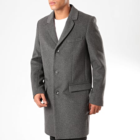 manteau gris homme celio
