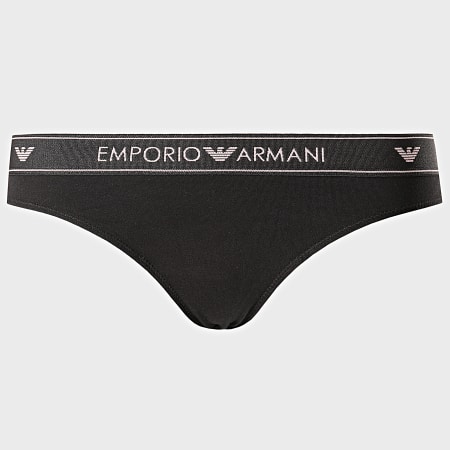 Emporio Armani - Lot De 2 Culottes Femme 163337-9A317 Noir Rose