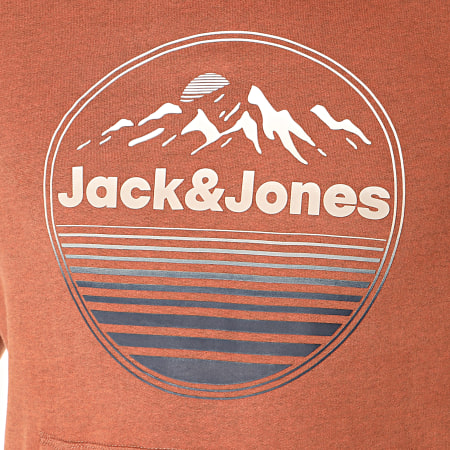 Jack And Jones - Sweat Capuche Nashville Marron