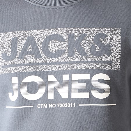 Jack And Jones - Sweat Crewneck Sead Bleu Gris