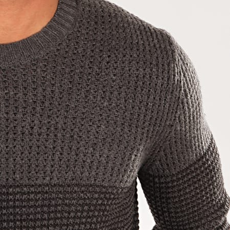 Only And Sons - Pull Helmig Gris Anthracite Chiné