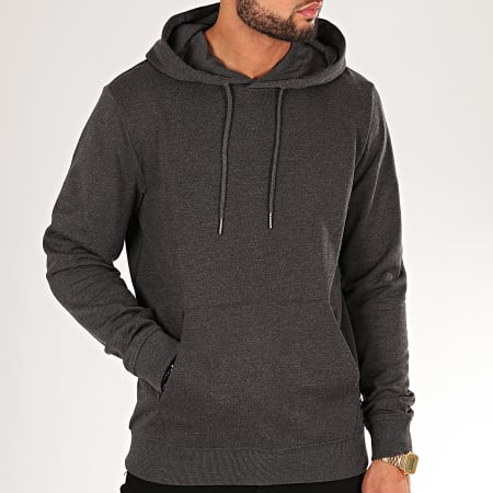 Only And Sons - Sweat Capuche Winston Gris Anthracite Chiné