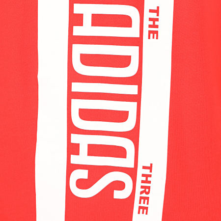 Adidas Originals - Tee Shirt Print Scarf ED6997 Rouge Blanc
