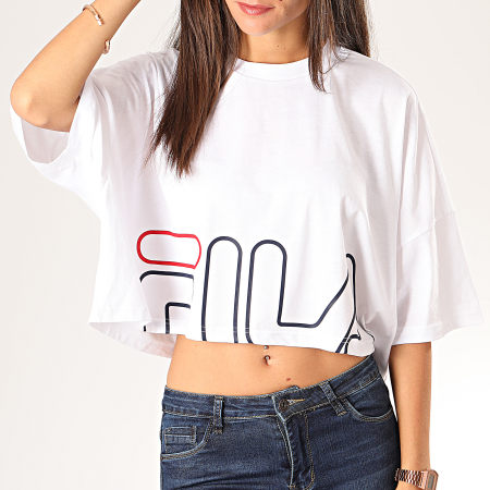 Fila - Tee Shirt Femme Ample Tilda 682849 Blanc