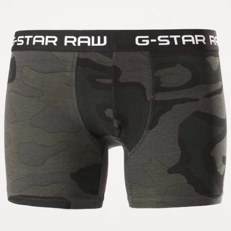 G-Star - Lot De 3 Boxers D16727-C236 Noir Vert Kaki Camouflage