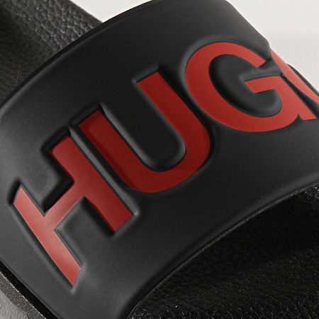 HUGO - Claquettes Match 50421188 Black Red