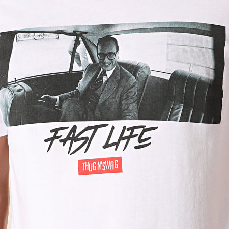Thug N Swag - Tee Shirt Chirac En Limo Blanc