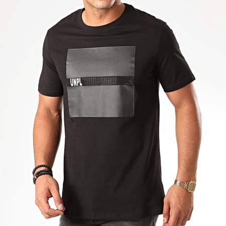 Uniplay - Tee Shirt Strass UY448 Noir