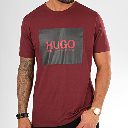 HUGO - Tee Shirt Dolive201 50422155 Bordeaux