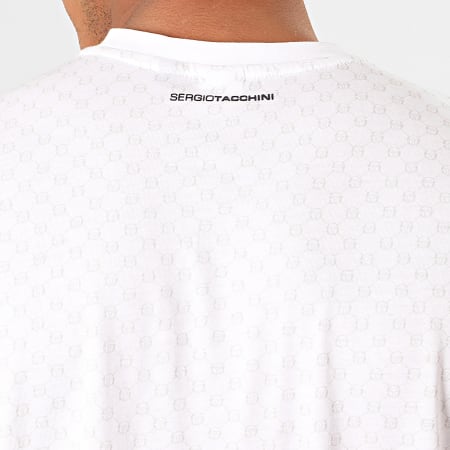 Sergio Tacchini - Tee Shirt Din 38701 Blanc