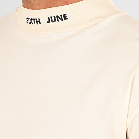 Sixth June - Tee Shirt Manches Longues M3977VTL Beige