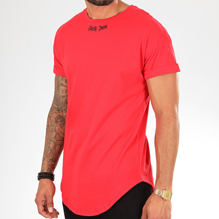 Sixth June - Tee Shirt Oversize M4010CTS Rouge