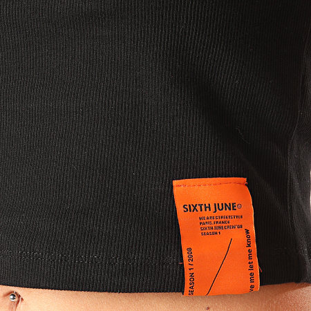 Sixth June - Tee Shirt Femme 3958KTS Noir