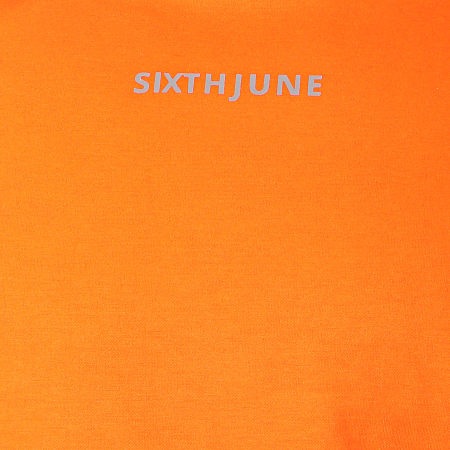 Sixth June - Sweat Capuche M3970VSW Orange Réfléchissant