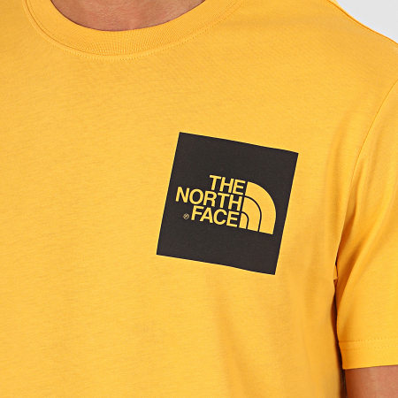 The North Face - Tee Shirt Fine CEQ5 Jaune Noir