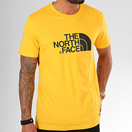 The North Face - Tee Shirt Easy 2TX3 Jaune Noir