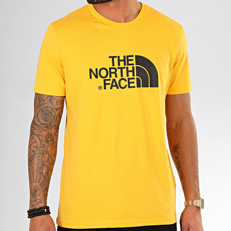 The North Face - Tee Shirt Easy 2TX3 Jaune Noir