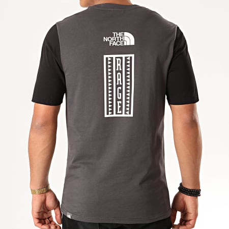 The North Face - Tee Shirt Rage Graphic 3XXJ Gris Anthracite Noir