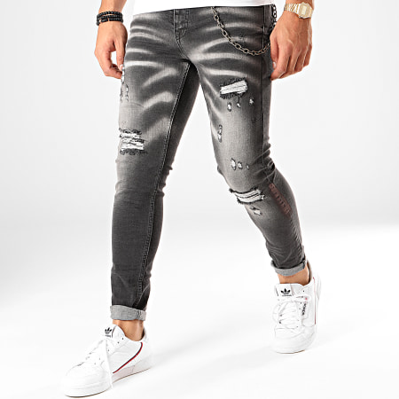 Classic Series - Jean Skinny DHZ-2822 Gris Anthracite