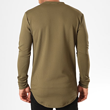 Frilivin - Tee Shirt Manches Longues 5357 Vert Kaki