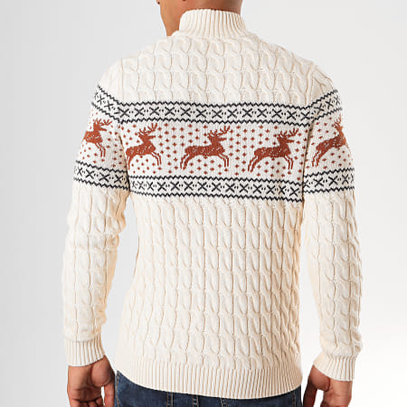 Selected - Pull Reindeer Structure Beige