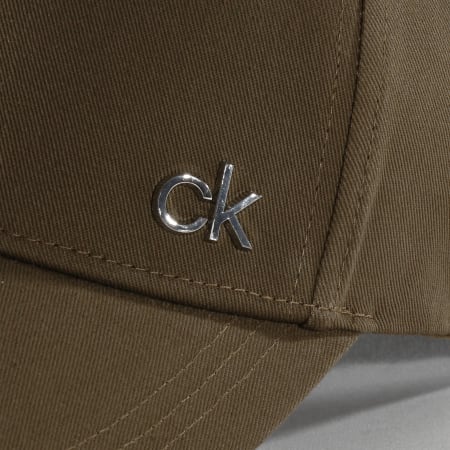 Calvin Klein - Casquette Side Logo 5182 Vert Kaki