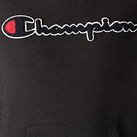 Champion - Sweat Capuche Script Logo 213498 Noir