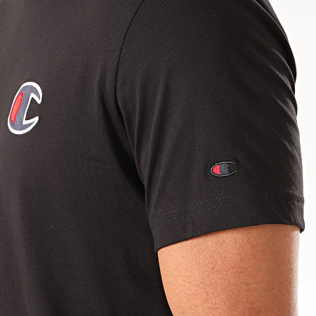 Champion - Tee Shirt Suede C Logo 213523 Noir