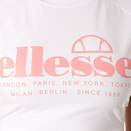 Ellesse - Tee Shirt Crop Femme Topolino SGD08002 Blanc